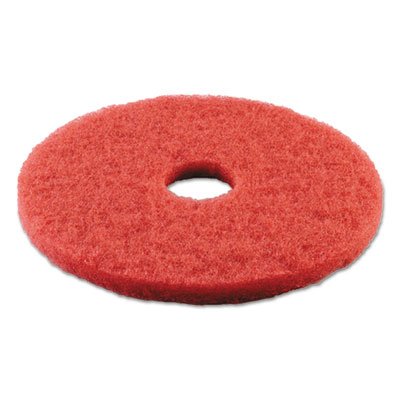 PAD 4015 RED Standard 15-Inch Diameter Buffing Floor Pads, Red BWK4015RED