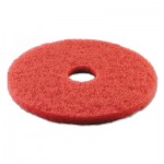 PAD 4015 RED Standard 15-Inch Diameter Buffing Floor Pads, Red BWK4015RED