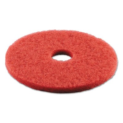 PAD 4016 RED Standard 16-Inch Diameter Buffing Floor Pads, Red BWK4016RED