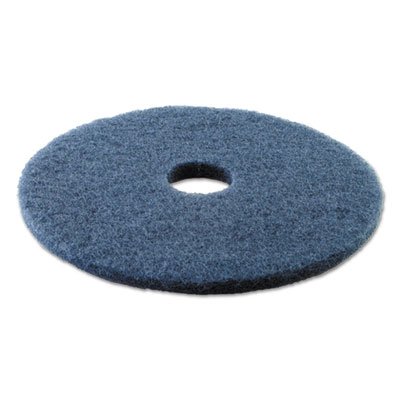 PAD 4017 BLU Standard 17-Inch Diameter Scrubbing Floor Pads, Blue BWK4017BLU