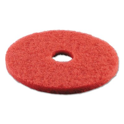 PAD 4018 RED Standard 18-Inch Diameter Buffing Floor Pads, Red BWK4018RED