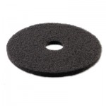 PAD 4018 BLA Standard 18-Inch Diameter Stripping Floor Pads, Black BWK4018BLA