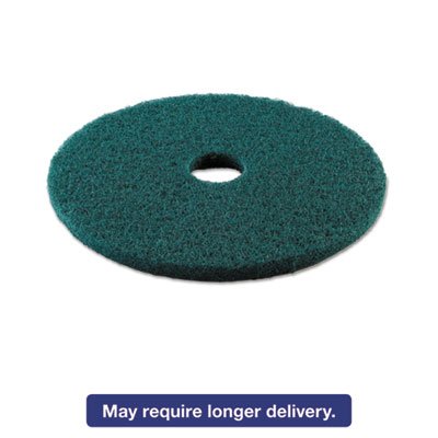 PAD 4019 GRE Standard 19-Inch Diameter Heavy-Duty Scrubbing Floor Pads, Green BWK4019GRE