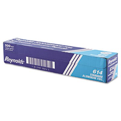Reynolds Wrap Standard Aluminum Foil Roll, 18" x 500 ft, Silver RFP614