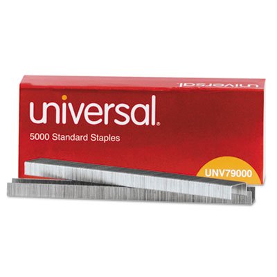 UNV79000 Standard Chisel Point 210 Strip Count Staples, 5,000/Box UNV79000