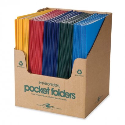 Standard Colors Embossed Two Pocket Portfolio 50200