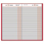 At-A-Glance Standard Diary Recycled Daily Journal, Red, 7 11/16 x 12 1/8, 2016 AAGSD37713