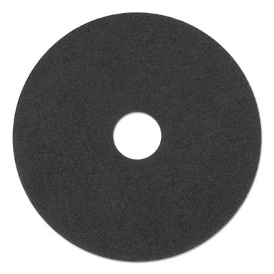 PAD 4020 BLA Standard Floor Pads, 20" dia, Black, 5/Carton BWK4020BLA