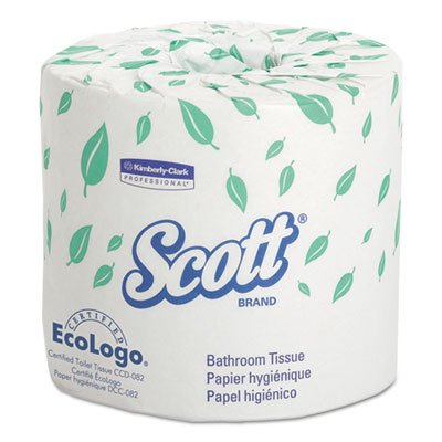 Scott 4460 Standard Roll Bathroom Tissue, 2-Ply, 550 Sheets/Roll, 80/Carton KCC04460