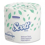 Scott 4460 Standard Roll Bathroom Tissue, 2-Ply, 550 Sheets/Roll, 80/Carton KCC04460