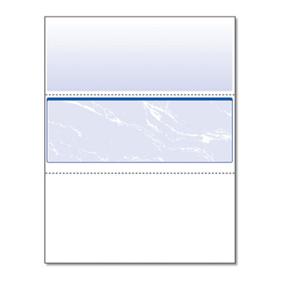 DocuGard Standard Security Check, 11 Features, 8.5 x 11, Blue Marble Middle, 500/Ream PRB04509