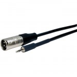 Comprehensive Standard Series XLR Plug to Stereo 3.5mm Mini Plug Audio Cable 10ft XLRPMPS10ST
