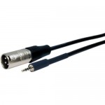 Comprehensive Standard Series XLR Plug to Stereo 3.5mm Mini Plug Audio Cable 6ft XLRP-MPS-6ST