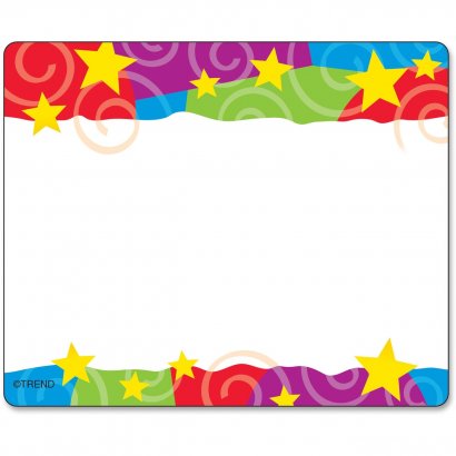 TREND Stars & Swirls Name Tag T-68070