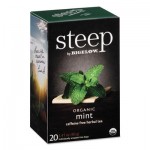 steep Tea, Mint, 1.41 oz Tea Bag, 20/Box BTC17709
