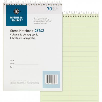 Business Source Steno Notebook 26742