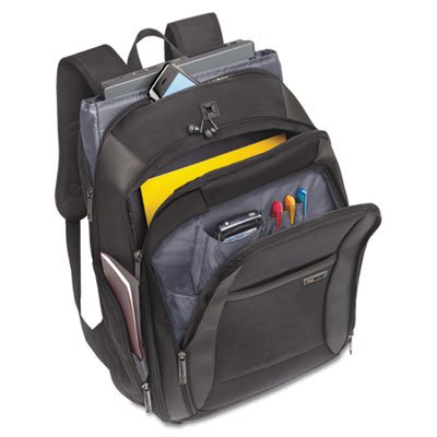 Solo Sterling 16" CheckFast Backpack, 13 3/4 x 6 1/2 x 17 3/4, Black USLCLA7034