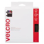 Velcro Sticky-Back Hook and Loop Fastener Tape with Dispenser, 3/4 x 15 ft. Roll, Beige VEK90083