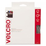 Velcro Sticky-Back Hook and Loop Fastener Tape with Dispenser, 3/4 x 15 ft. Roll, White VEK90082