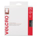 Velcro Sticky-Back Hook and Loop Fastener Roll, 3/4" x 15 ft Roll, Clear VEK91325