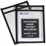 Stitched Plastic Shop Ticket Holder 46046