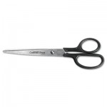 Westcott Straight Contract Scissors, 8" Long, 3" Cut Length, Black Straight Handle ACM10572