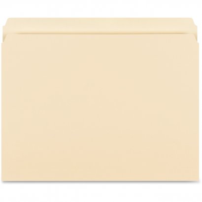 Business Source Straight-Cut 1-ply Tab Heavyweight File Folders 16518