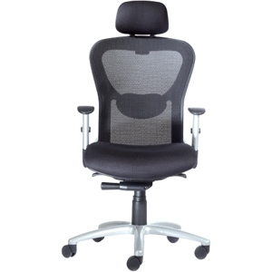 9 to 5 Seating Strata High-Back Mesh Chair with Silver Accents 1580Y2A8B113