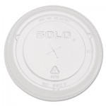 662TS-0090 Straw-Slot Cold Cup Lids, 9oz-20oz Cups, Clear, 100/Sleeve, 10 Sleeves/Carton DCC662TSCT