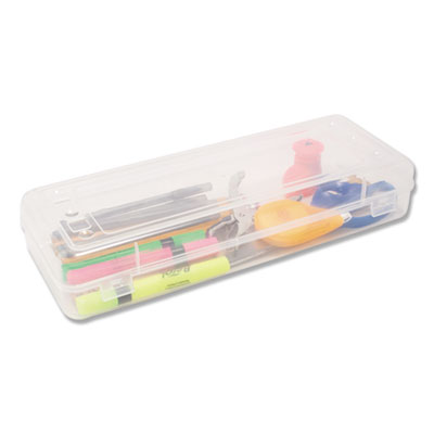 Innovative Storage Designs Stretch Art Box, Polypropylene, Snap Shut, Clear AVT67033