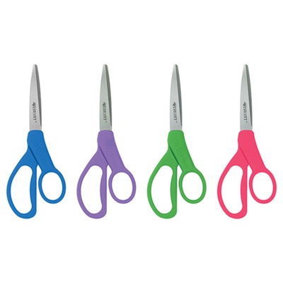Westcott Student Scissors With Antimicrobial Protection, Assorted Colors, 7" Long ACM14231
