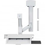StyleView Sit-Stand Combo System with Worksurface (White) 45-272-216