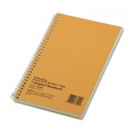 National Brand Subject Wirebound Notebook, Narrow Rule, 5 x 7 3/4, Green, 80 Sheets RED33002