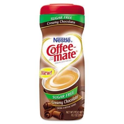Coffee-mate Sugar Free Creamy Chocolate Flavor Powdered Creamer, 10.2 oz NES59573