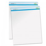 UNV45600 Sugarcane Based Easel Pads, Unruled, 27 x 34, White, 50 Sheets, 2 Pads/Pack UNV45600