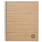 UNV66208 Sugarcane Based Notebook, College Rule, 11 x 8-1/2, White, 100 Sheets UNV66208