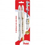 Pentel Arts Sunburst Semi-Transparent Rollerball Pen K908MBP2XZ
