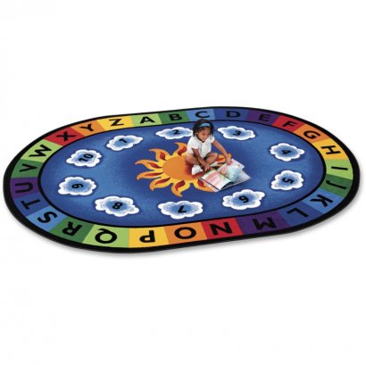 Sunny Day Learn/Play Oval Rug 9416