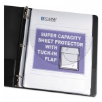 C-Line Super Capacity Sheet Protectors with Tuck-In Flap, 200", Letter Size, 10/Pack CLI61027