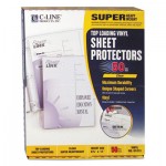 C-Line Super Heavyweight Vinyl Sheet Protector, Clear, 2", 11 x 8 1/2, 50/BX CLI61013
