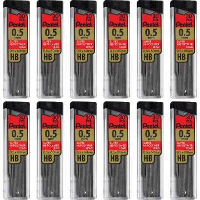 Pentel Super Hi-Polymer Leads C25HBBX