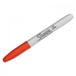 Sharpie Super Permanent Markers, Fine Point, Red, Dozen SAN33002