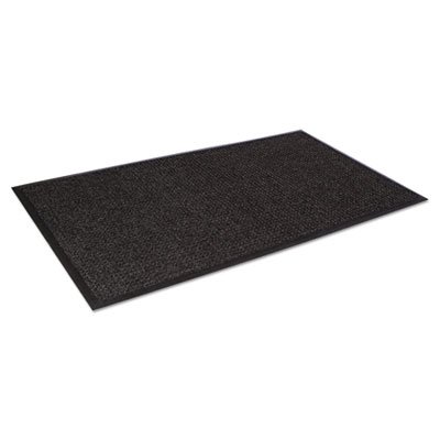 Crown Mats Super-Soaker Wiper Mat w/Gripper Bottom, Polypropylene, 45 x 68, Charcoal CWNSSR046CH