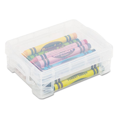 Advantus Super Stacker Crayon Box, Clear, 3 1/2 x 4 4/5 x 1 3/5 AVT40311