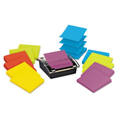 Post-It Pop-Up Notes Super Sticky Super Sticky Pop-up Dispenser Value Pack, 3 x 3, Assorted MMMDS330SSVA