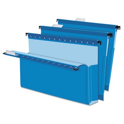 Pendaflex SureHook Reinforced Hanging Box Files, 2" Expansion, Legal, Blue, 25/Box PFX59302