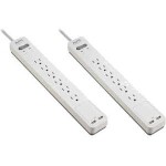 APC by Schneider Electric SurgeArrest Essential 6-Outlet Surge Suppressor/Protector PE64U2WGDP