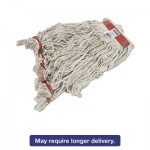 C11306 WH00 Swinger Loop Wet Mop Heads, Cotton/Synthetic, White, Large, 6/Carton RCPC113WHI