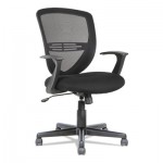 11470 Swivel/Tilt Mesh Mid-Back Task Chair, Fixed Cantilevered Arms, Black OIFVS4717