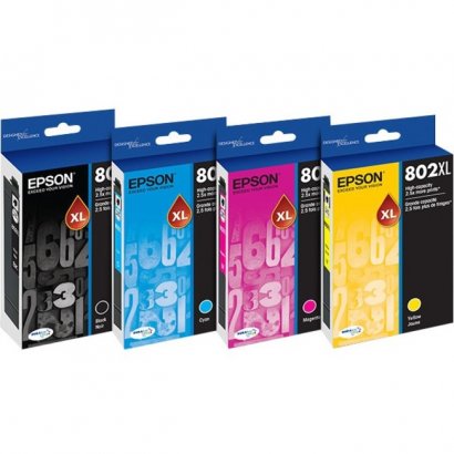 Epson T, Cyan Ink Cartridge, High-capacity T802XL220-S